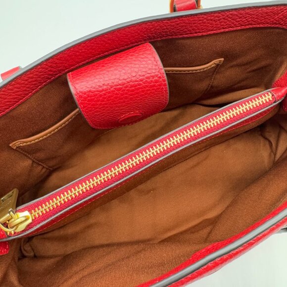 COACH Legacy pebbled leather medium carryall satchel crossbody -Defective - Picture 8 of 14